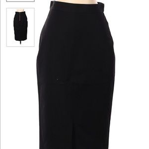 Banana republic high waisted black pencil skirt